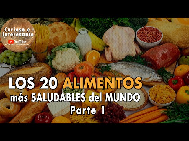 The 20 HEALTHIEST FOODS in the World. Healthy Food and Nutrition. Part #1