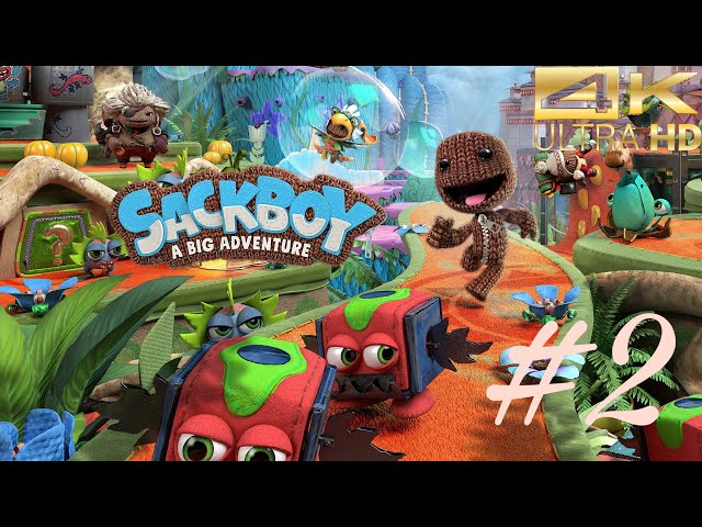 Sackboy: A Big Adventure PS5 Full Walkthrough Gameplay - No Commentary [4K 60FPS] - Part 2