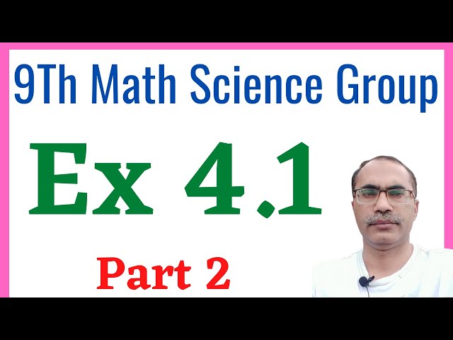 Exercise 4.1 Part 2 || 9Th Class Math Science Group || Algebraic Expressions And Algebraic Formulas