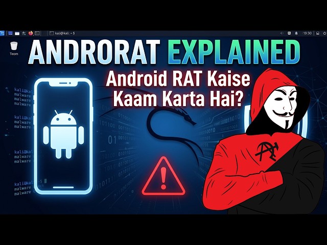 AndroRAT Explained | How Does Android RAT Work? | Kali Linux Tutorial