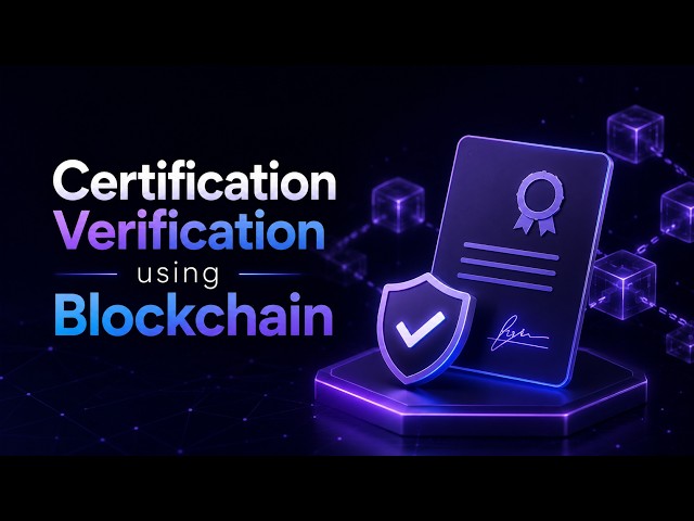 Certificate Verification Using Blockchain | Explained Simply