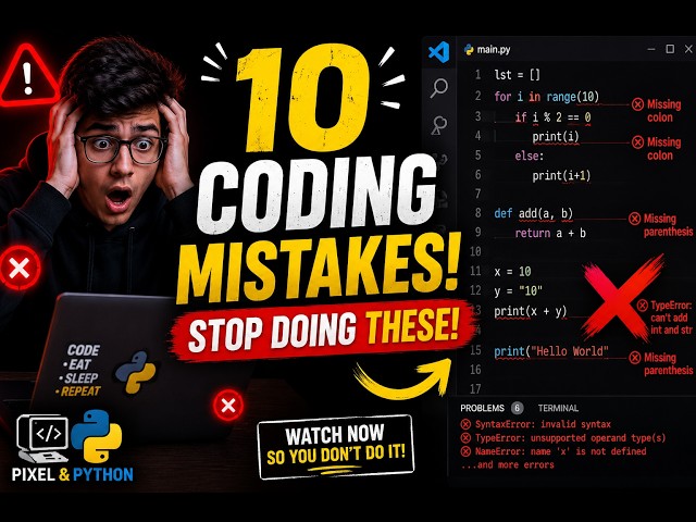 10 Coding Mistakes That Are Ruining Your Projects!