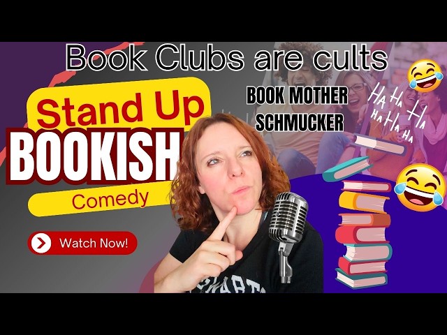 BOOK CLUBS ARE CULTS 😂 The Book Mother Schmucker  Bookish Stand up Comedy