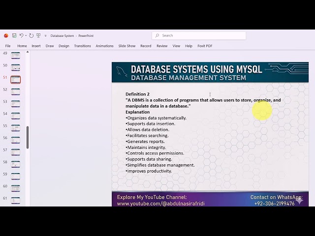 Database System| DBMS| Database Management System and its explanation|Lect-08