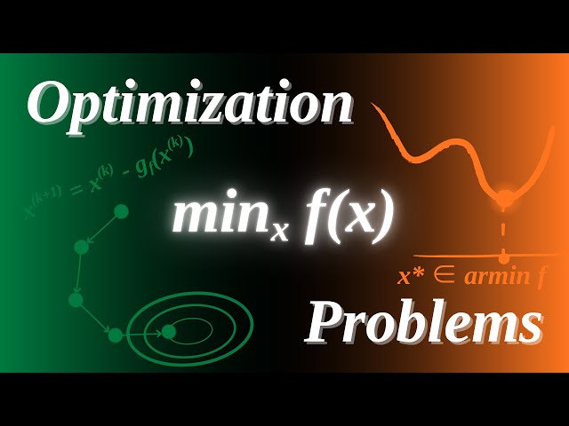 The Basic Notions of Optimization | Global vs Local Minima, Constraints & Algorithms