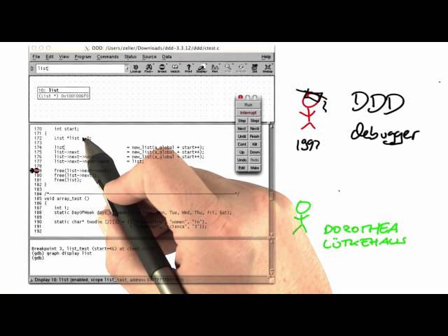 GNU DDD - Software Debugging
