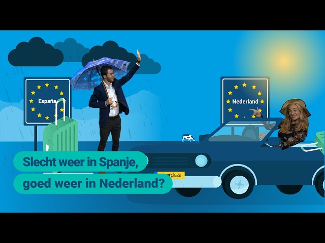 Slecht weer in Spanje, goed weer in Nederland? | Explainer