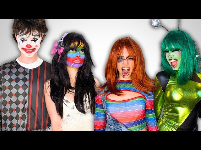 WE DID EACH OTHER'S HALLOWEEN MAKEUP! (AGAIN)