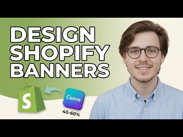 How to Design Banners For Your Shopify Store Using Canva [2026 Tutorial for Beginners]