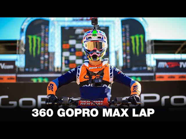 360 GoPro MAX Lap with Tim Gajser - MXGP of Lombardia 2020 #Motocross