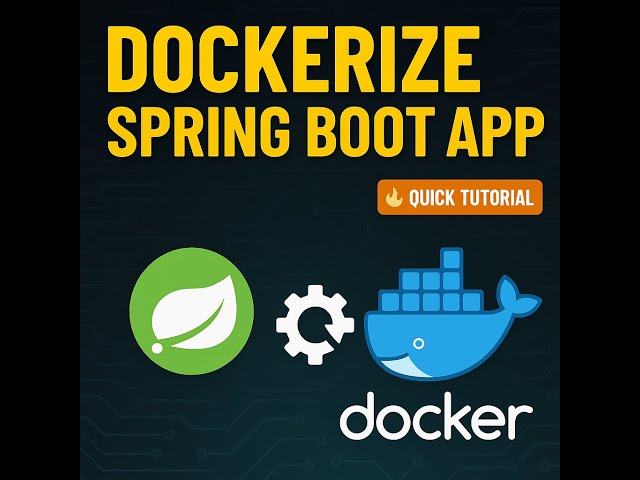 Dockerizing a simple  Java spring boot application