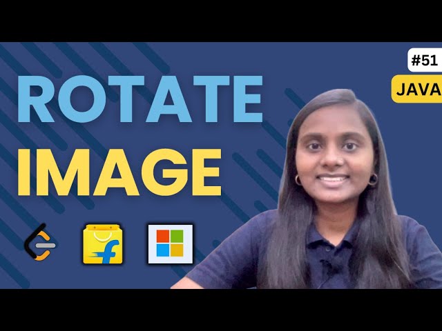 Rotate Image 💯 | Arrays 🚀 | LeetCode | JAVA | DSA 🔥