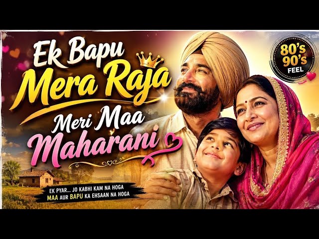 Ek Bapu Mera Raja Meri Maa Maharani ❤️ | Maa Bapu Emotional Song | Dj  | Heart Touching Hindi Song