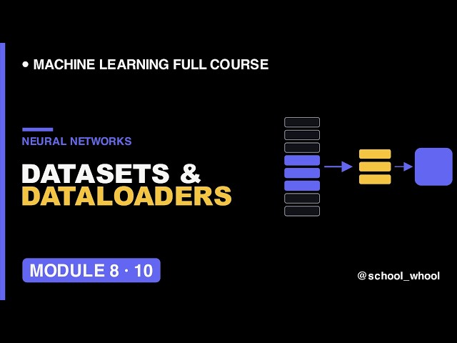 M8L10: PyTorch Datasets & DataLoaders Explained | Machine Learning free course #ai #datascience