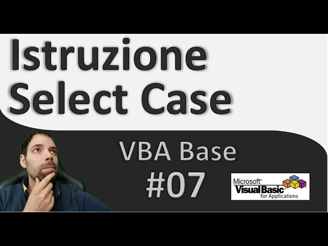 VBA Basic - Select Case Statement