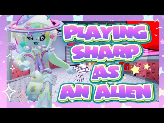 PLAYING AS AN ALIEN IN ROBLOX SHARP {LAPTOP GAMEPLAY}