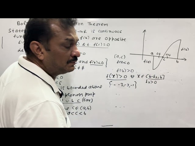 State and prove Bolzano Root Location Theorem | Continuous Function | Lecture - 7