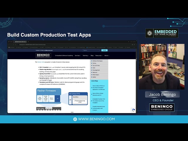 Building Custom Production Test Apps using SEGGER Flasher Compact