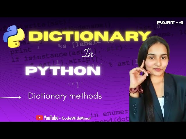 Day 19 | Dictionary in Python (Part – 4) | Python for Machine Learning, Data Science & Analytics