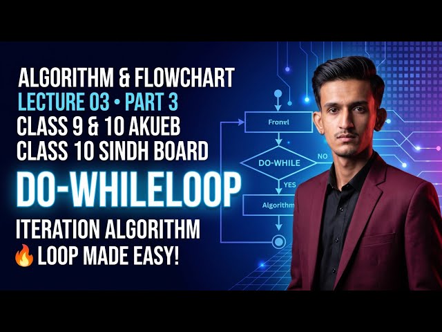 Do-While Loop Algorithm Explained | Easy Examples | Algorithm & Flowchart | Iteration algorithm 