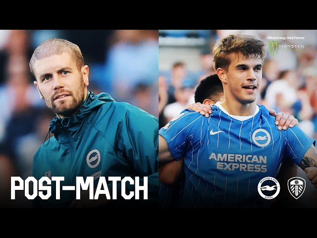 Fabian Hürzeler and Luka Vušković react to Leeds United draw | Post-match v Leeds 📺