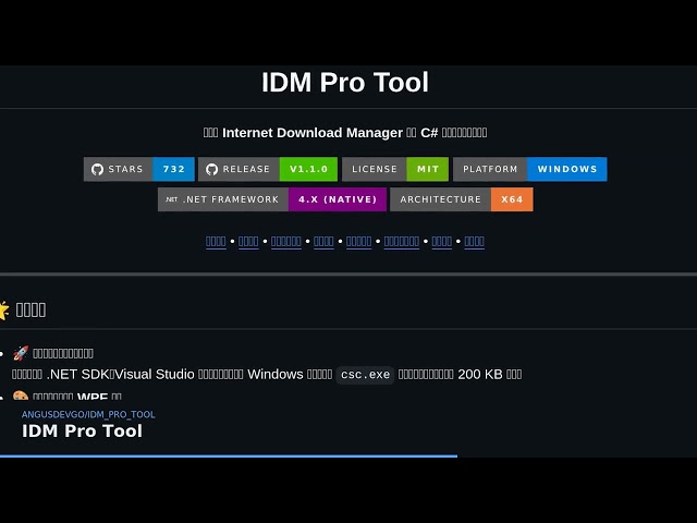 IDM Pro Tool: A Native C# Solution for Internet Download Manager Activation and Maintenance | a