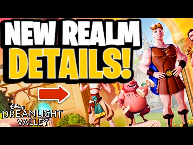 (NEW INFO) Hercules Realm Details REVEALED! | Dreamlight Valley