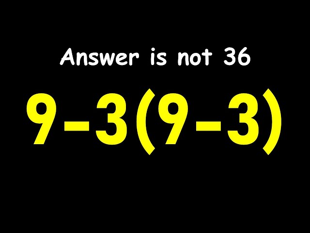 Try Solving This Tricky Math Expression!