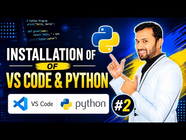 How to Install Python & VS Code on Windows | #2 | Complete Setup | Abhishekh Dubey | ETM Academy