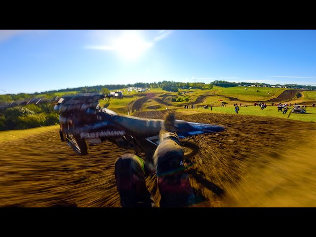 125cc 2-Stroke Open - THREE CRASHES IN ONE LAP