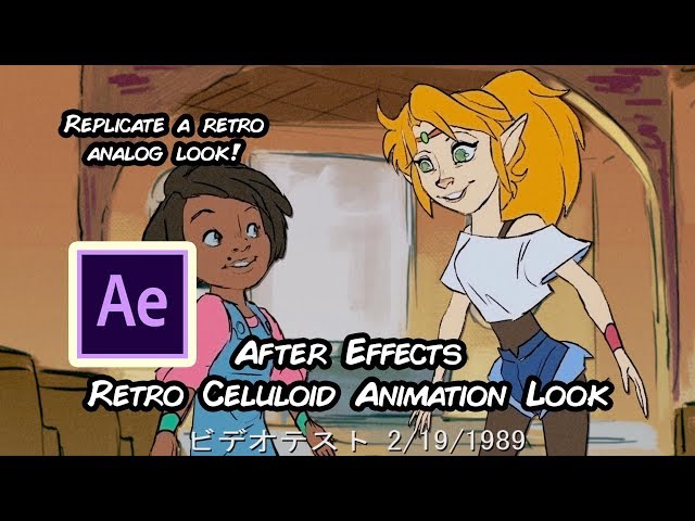 After Effects for 2D Animation: Retro Celluloid Animation Look