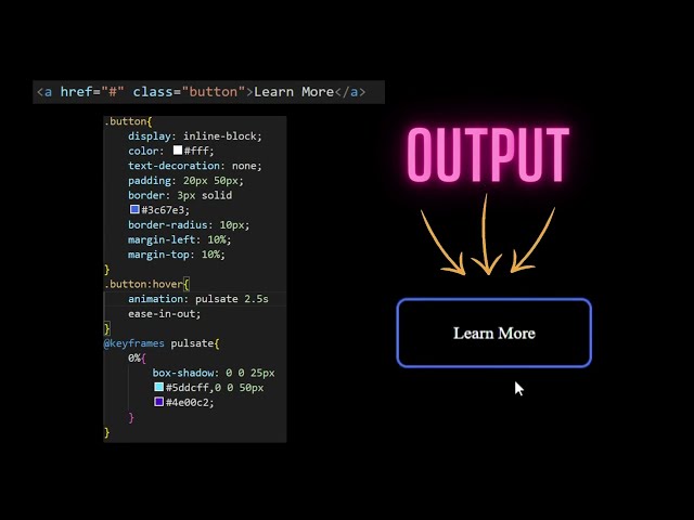 Hover Button using html CSS | #html #css  #javascript  | Coding Hub
