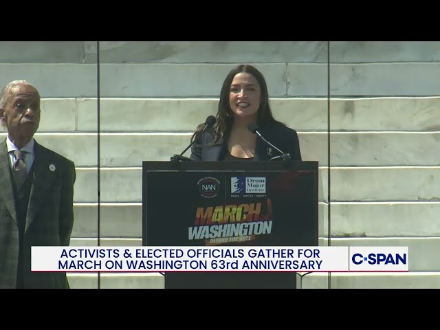 Rep. AOC at 63rd Anniversary of MLK's March on Washington