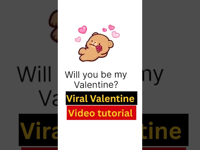 Viral Valentine coding Video tutorial…#shorts #viralshort #valentinesday