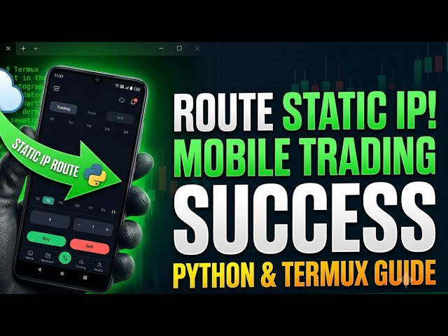 Python Route Static IP for Mobile Trading #trending #trading #learning #coding #python #youtube 