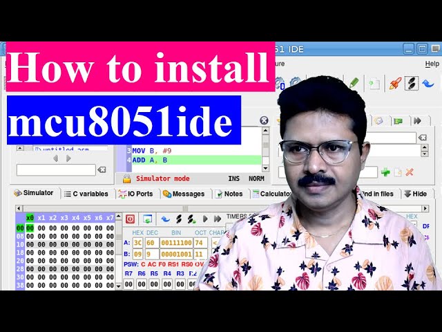 [mcu8051ide]How to download and install MCU 8051 IDE: a simulation software for 8051 microcontroller