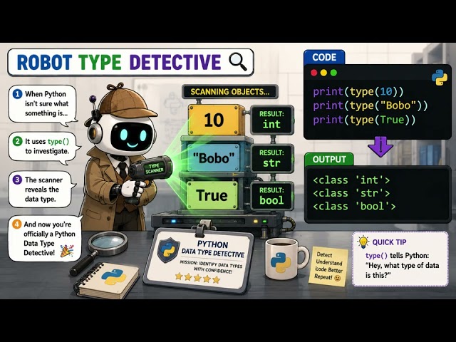 🐍 Python Data Types Explained | what kind of data a value is