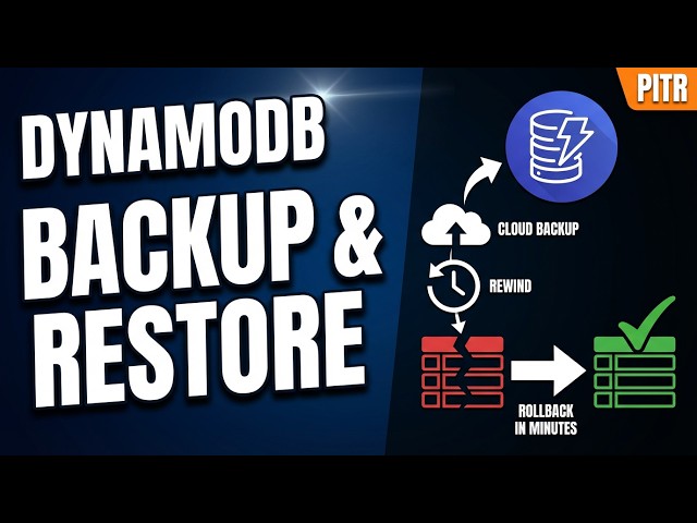 DynamoDB Backups: Restore Your Data FAST! | AWS