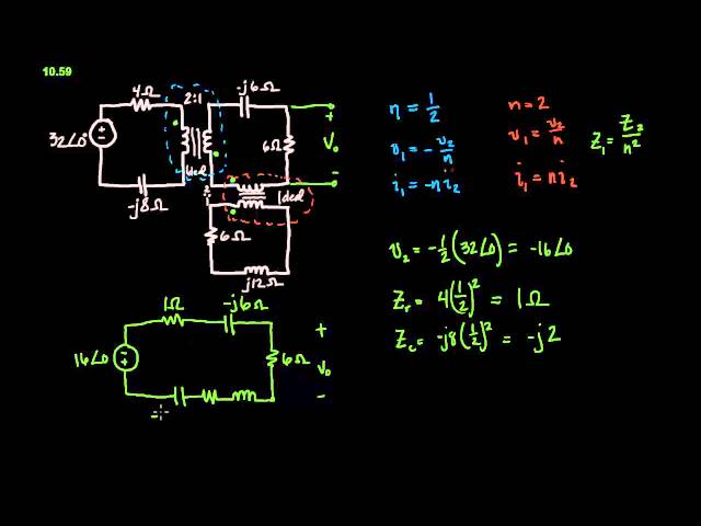 Solving Circuits with an Ideal Transformer