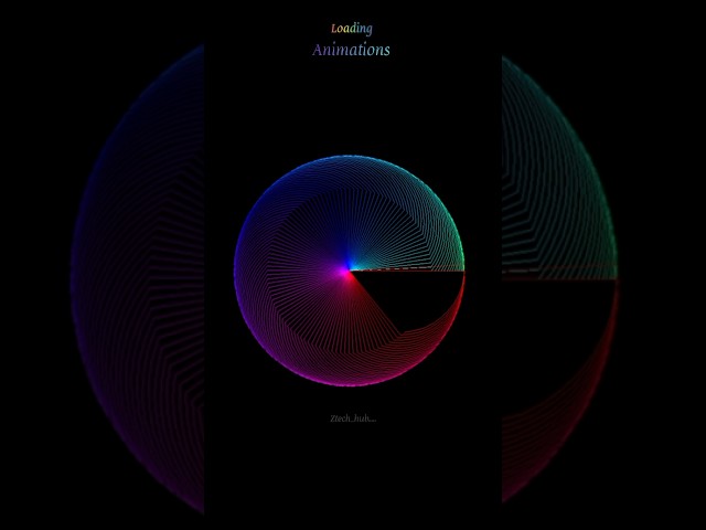 loading Animation made this amazing hypnotic Animation #python #viral #pythonturtle #programming