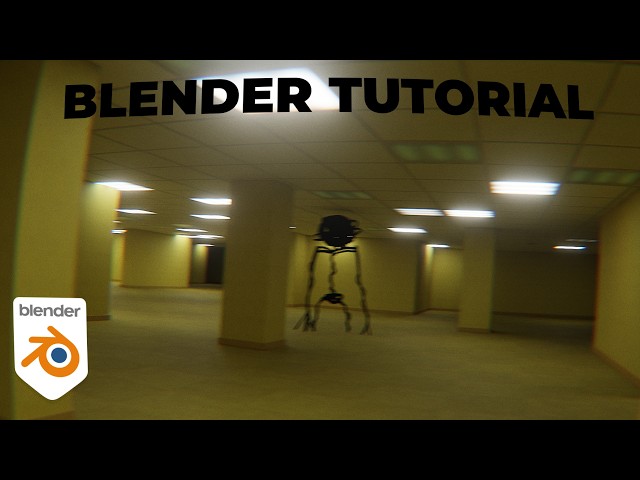 The Backrooms Blender Tutorial for Beginners