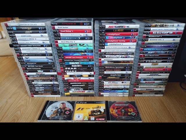 PlayStation 3 game collection March 2026