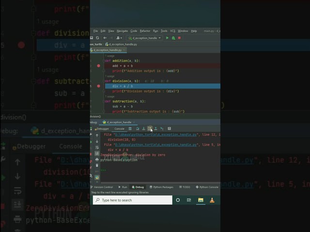 Exception handling | Python | Tamil