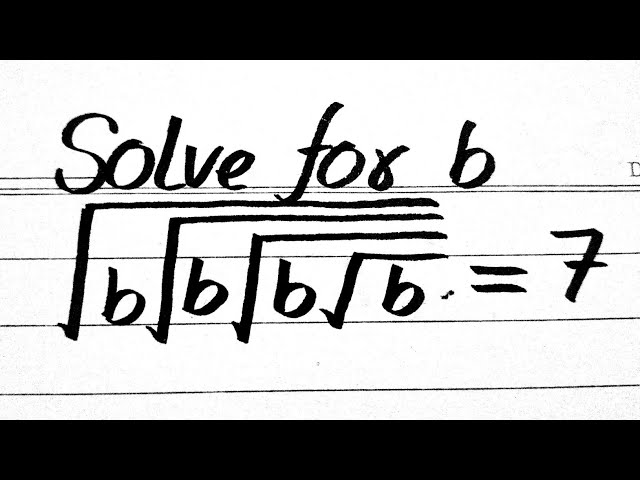 Solving a 'Harvard' University entrance exam question