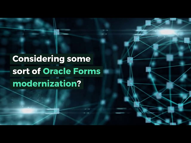 Modernize Oracle Forms and Reports with Oracle APEX