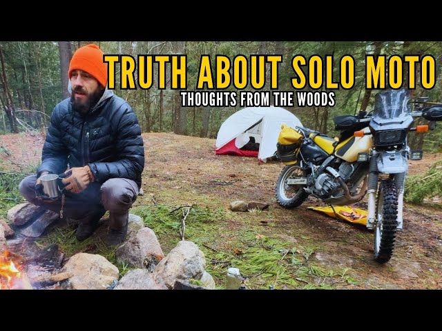 What to know: solo moto camping