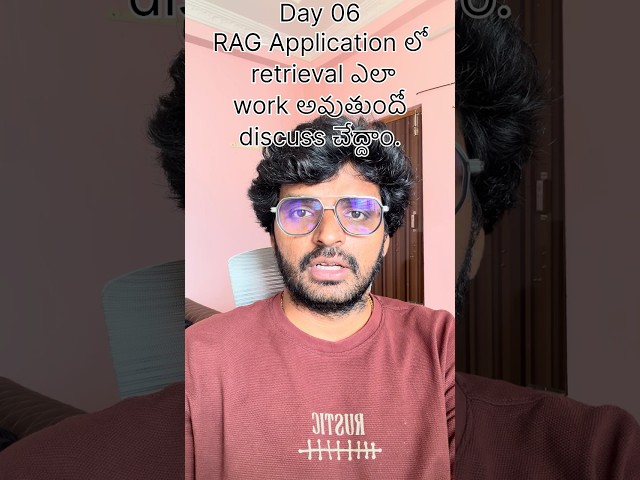 🚀 Day 06 – RAG Application | How Retrieval Works in RAG?