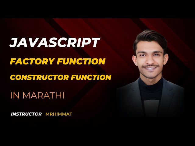 Javascript Function Creation | Factory Function | Constructor Function