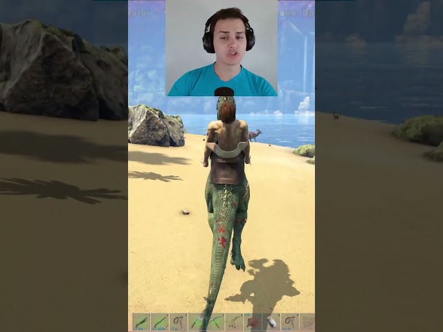 😲How to TAME Your FIRST CARNIVOROUS DINO🦎 In #ark 🦖