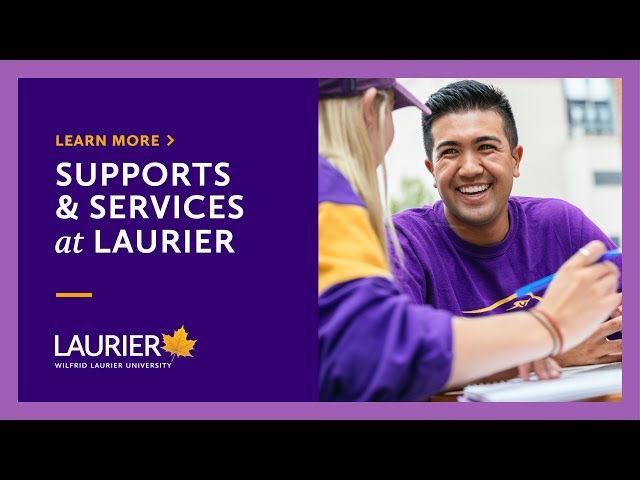 Supports and Services at Laurier
